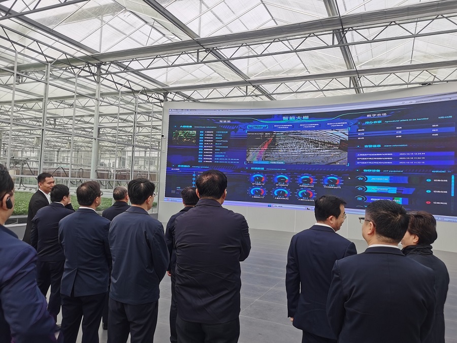 魯渝兩省領(lǐng)導(dǎo)調(diào)研指導(dǎo)魯渝（壽光）蔬菜現(xiàn)代產(chǎn)業(yè)園數(shù)字農(nóng)業(yè)、數(shù)字農(nóng)場(chǎng)云平臺(tái)項(xiàng)目